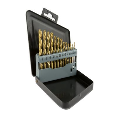 Sol El HSS matkap seti titanyum nitrit kaplama ile