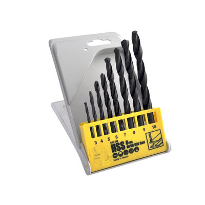 8 Adet HSS Matkap Ucu Seti Siyah Oksit Metal Delme İçin