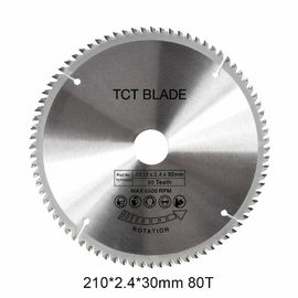 Ahşap ve metal kesimi için 80T TCT dairesel testere bıçağı 210mm