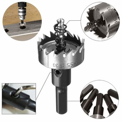 HSS delik testere seti 8pc Metal delme için yüksek hızlı çelik