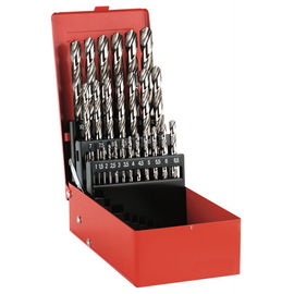 25 ADET Yüksek Hız Çeliği Büküm Matkap Uçları Set Metal Için Parlak Bitmiş