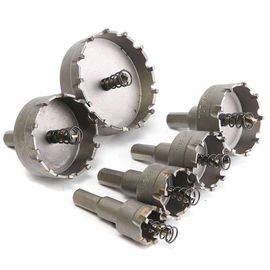 6 adet Tungsten Karbür Uçlu Delik Paslanmaz Çelik için 22-65mm Kumlanmış Testere