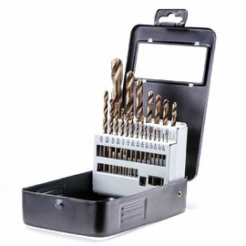 Kobalt Kaplı 21 adet HSS Büküm Matkap Ucu Metal / Demir / Paslanmaz Çelik Için Set
