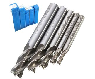 HSS 4 Flüt Son Mill Tam olarak öğütülmüş CNC freze kesicisi